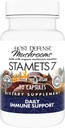 Værtsforsvar Stamets 7-7 Art Blend - Mushroom supplement til immunforsvar - Inkluderer Royal Sun Blazei, Cordyceps, Reishi, Maitake, Lion 's Mane, Chaga & Mesima - 30 kapsler (15 Servere) *