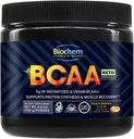 Biochem BCAA Powder Peach Mango 5g - 30 Servings szág 124; Vegan, Gluten Free, Keto, Instantized 2: 1: 1 BCAA Supplement for muskel opsving, proteinsyntese & hydration-- 124; Elektrolyte Aminosyrepulver