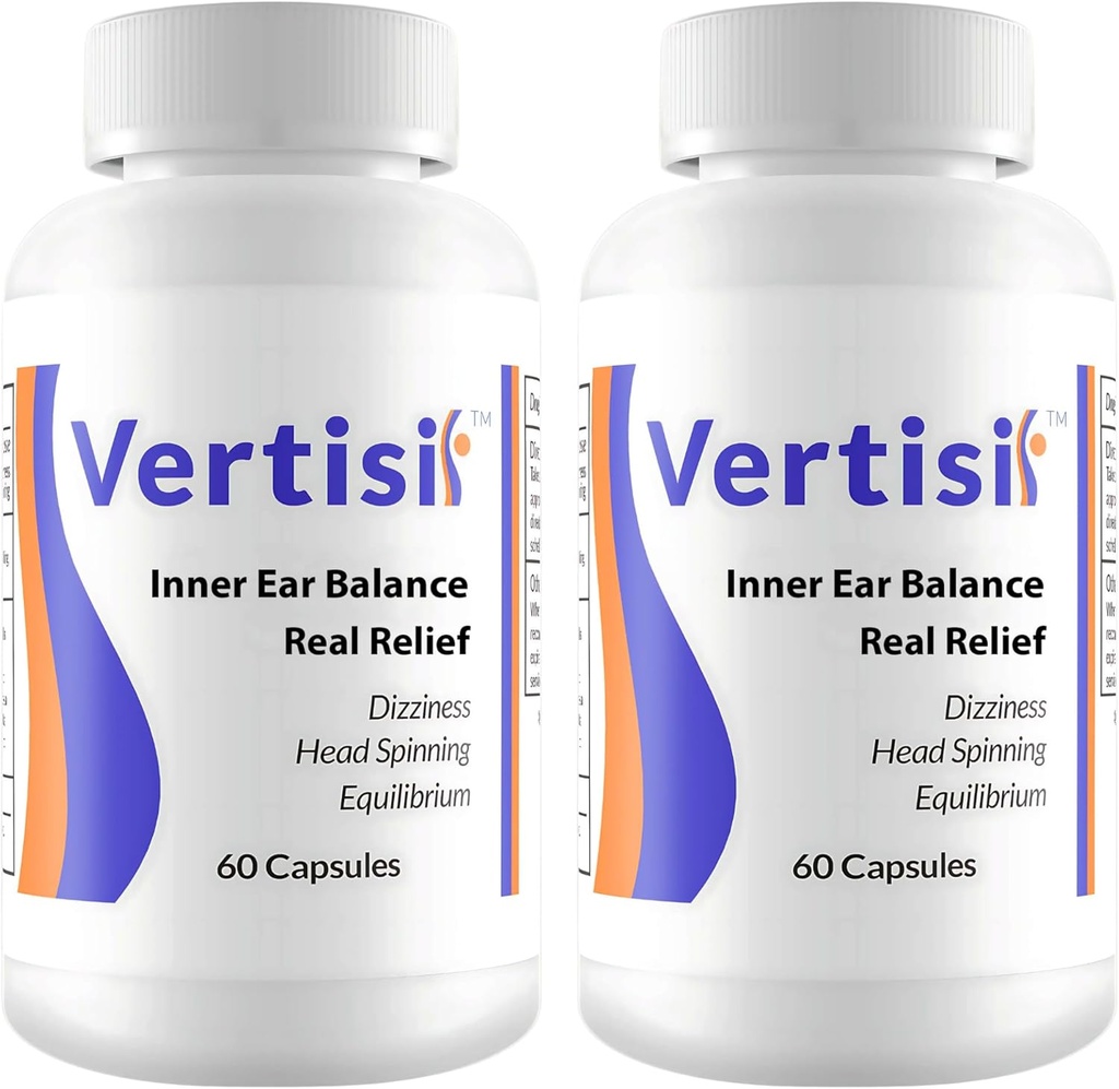 Eradicate Vertigo with Vertisil Real Medicine (60 Capsules) 2 Bottle by Scientific Health