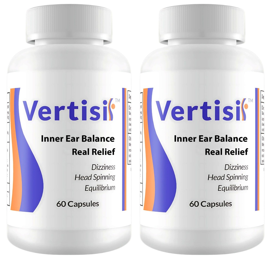 Eradicate Vertigo with Vertisil Real Medicine (60 Capsules) 2 Bottle by Scientific Health