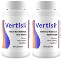 Udryddelse Vertigo med Vertisil Real Medicine (60 kapsler) 2 Flaske af videnskabelig sundhed