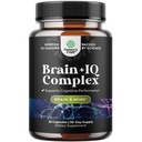 Nootrop Memory Support for Brain Support - Memory Pills for Brain Boost og Natural Energy Booster - Vitamin B 12 Bacopa Monnieri Rhodiola Rosea DMAE Ginkgo Biloba Phosphatidylserin Supplement