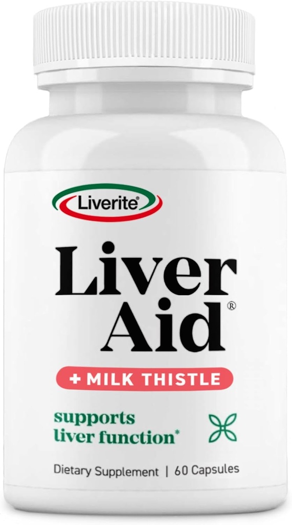 LIVERITE leverstøtte med mælk tidsel 60 kapsler, leverstøtte, leverrengøring, leverpleje, leverfunktion, energi