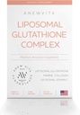 Liposomal Glutathion tillæg med Marine Collagen og Liposomal Vitamin C - Premium hudpleje supplement - Forbedret Absorption Formel for strålende hud, Detox & antioxidant Support - 60 kapsler
