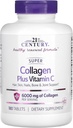 21. århundrede Super Collagen Plus C-vitamin tabletter, 180 greve