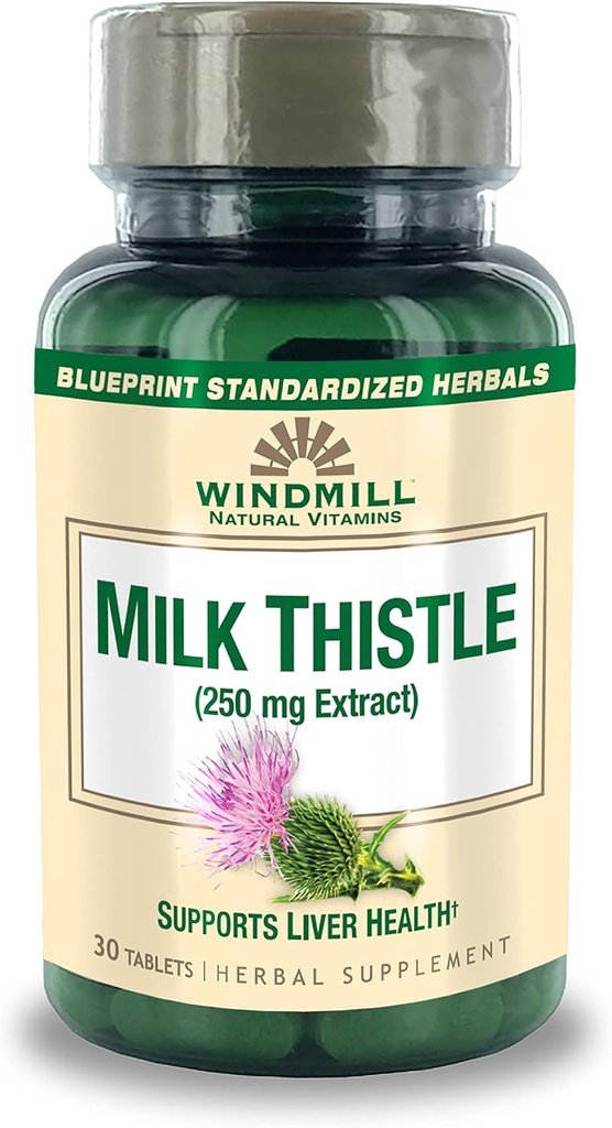 Windmilk Thistle 250 mg tabletter 30 tabletter