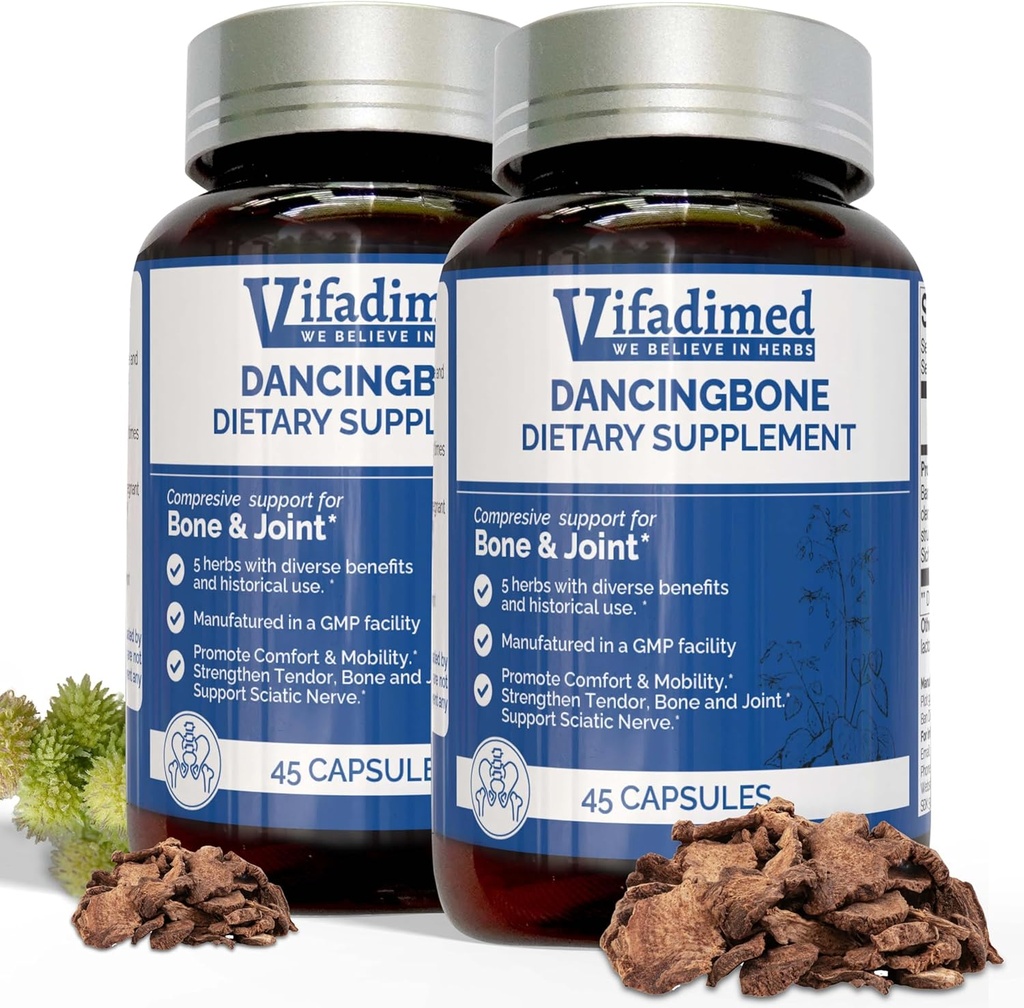 Urtestøtte til mænd og kvinder, Sciatic Nerve, blodcirkulation til ben, knæe, ryg & fælles sundhed, komfort, mobilitet, 90 kapsler