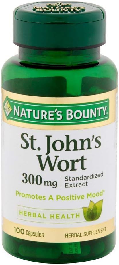 Nature 's Bounty St. John' s Wort 300 mg kapsler 100 ea (pakning med 7 stk.)