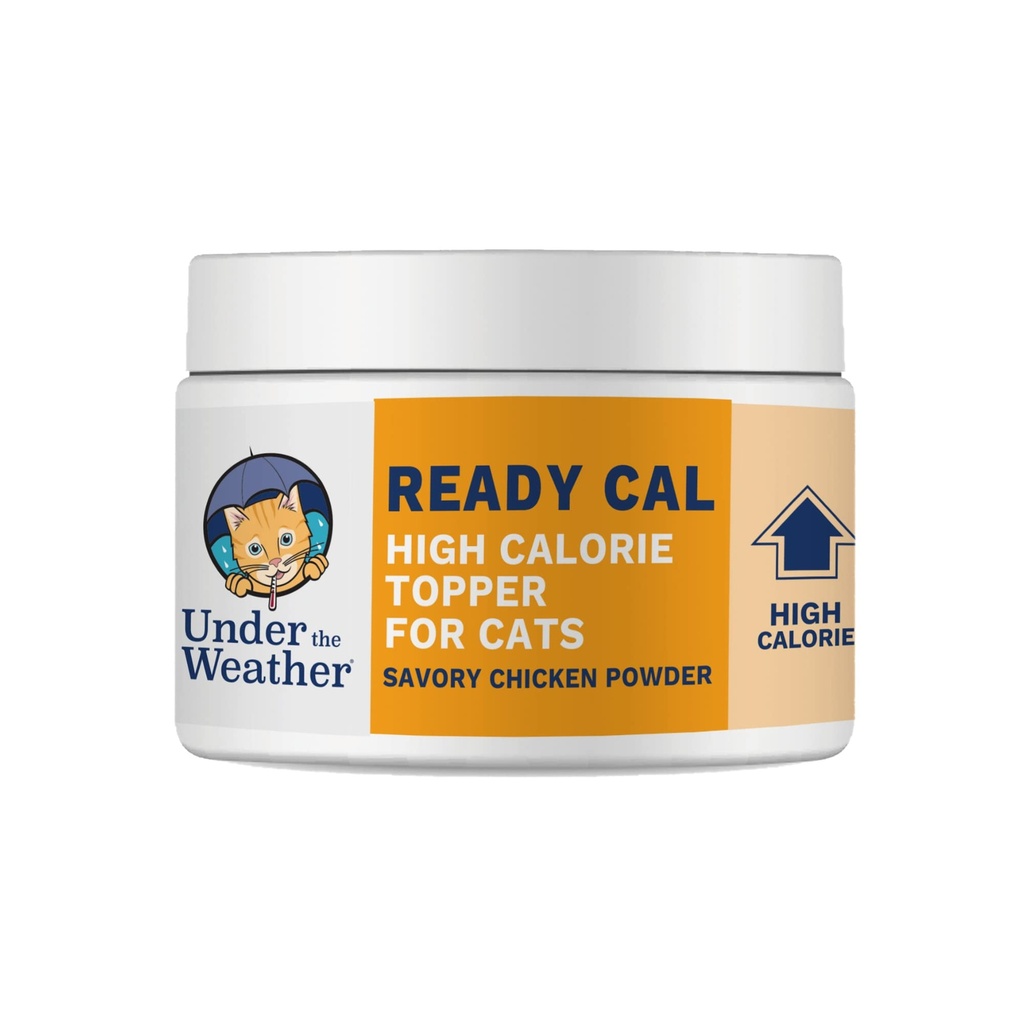 Under vejret klar Cal Powder til katte Budd124; High- Calorie, Vægt Gainer, Appetite Stimulant, Energy Booster Pet Supplement Budd124; 8 Ounces