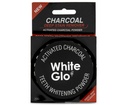 Hvid Glo Aktiveret Charcoal Tandblegning Pulver, Meget Absorberende til rene dybe hænder og misfarvning, Friske Mint Flavour