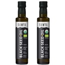 RAWYA Black Seed Oil - Organic Cold Pressed Nigella Sativa - Tyrkisk Oprindelse - USDA Organic - Natural Supplement - Black Cumin Seed Oil - Rich Flavor & Høj koncentration - 250 ml glasflaske - 2 pakke