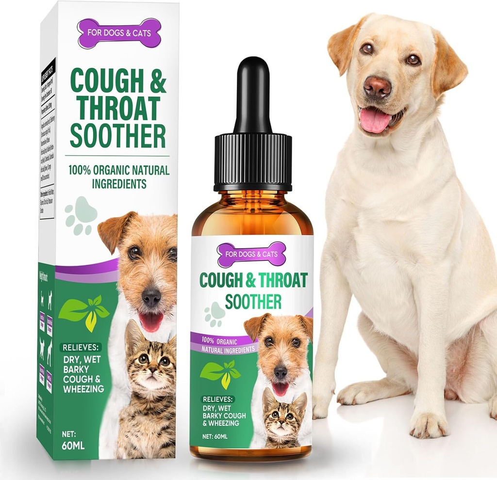 Hund Hoste Behandling, Hund Allergi Relief supplement til suppress Allergi, Tør, Wet & Barky Host til hunde