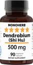 MONOHERB Dendrobium 500 mg - 90 Veg kapsler - Shi Hu supplement
