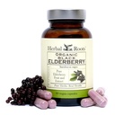 Urteudtræk Organic Black Elderberry Capsules Note 124; Max Strength Note 124; Lavet med Organic Sambucus