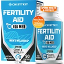 Mandlige fertilitet kosttilskud, Avanceret fertilitet supplement til mænd Optimal Sperm Count motilitet & T- niveau med Maca Root, Tribulus Terrestris, Zink, CoQ10, Pre Conception for ham, 90 Caps
