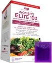 ANDREW LESSMAN Multivitamin - Women 's Elite-100 med Maximum Essential Omega-3 500 mg 120 Pakninger - 40 + Potent Nutrients, Essential Vitamin, Minerals, Phytonutrients og Carotenoider. Ingen tilsætningsstoffer