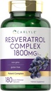 Carlyle Resveratrol Supplement 1800mg