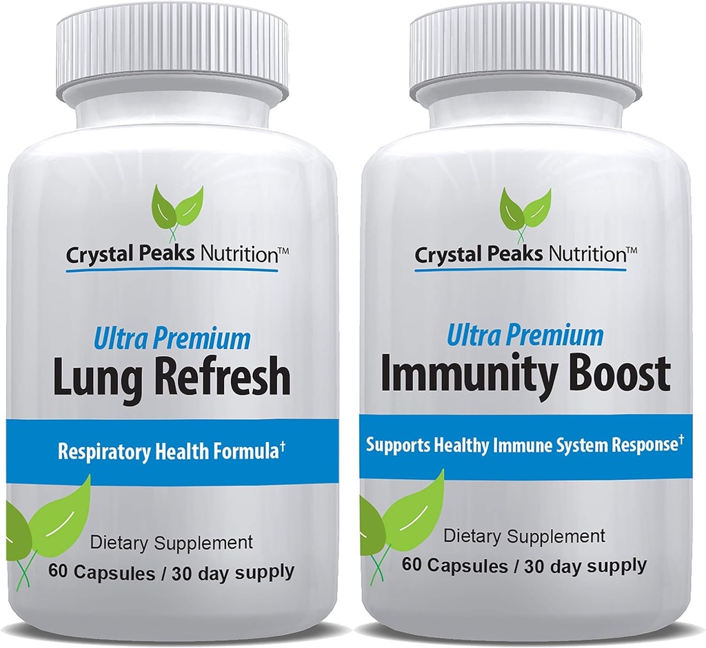Lung Sundhed og Immunitet System Support Support; Forbedre vejrtrækning og styrke din immunforsvar; 124; 30-dages levering af hver