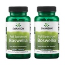 Swanson Double Strength Boswellia- Herbal Supplement Fremme fælles støtte- Ayurvedic Herb til fælles fleksibilitet og mobilitetsstøtte - Made w / Boswellia Serrata Resin- (60 kapsler, 800mg hver) 2 pakke