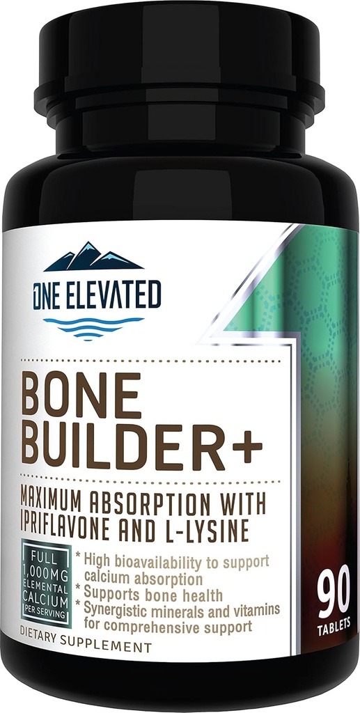 Omfattende Bone Builder Calcium supplement. Formuleret med højeste calciumcarbonat / hydroxyapatit / citrat, magnesium, zink, D3. Arbejder i Sync for Optimum Knoglesundhed og Knoglestyrke.