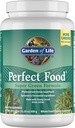 Have of Life Perfect Food Super Green Formel - 60 Servering, 45 Superfoods, Grønne, Frugt & Veggie Juice Superfood Powder Supplement, Probiotika & Organic Spirulina til fordøjelse og immunforsvar