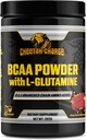 BCAA pulver med L- Glutamin- 1: 1: 1 Forgrenet Chain Aminosyre- 124; Post Workout Recovery Powder - 45 Serveringer (Fruit Punch)