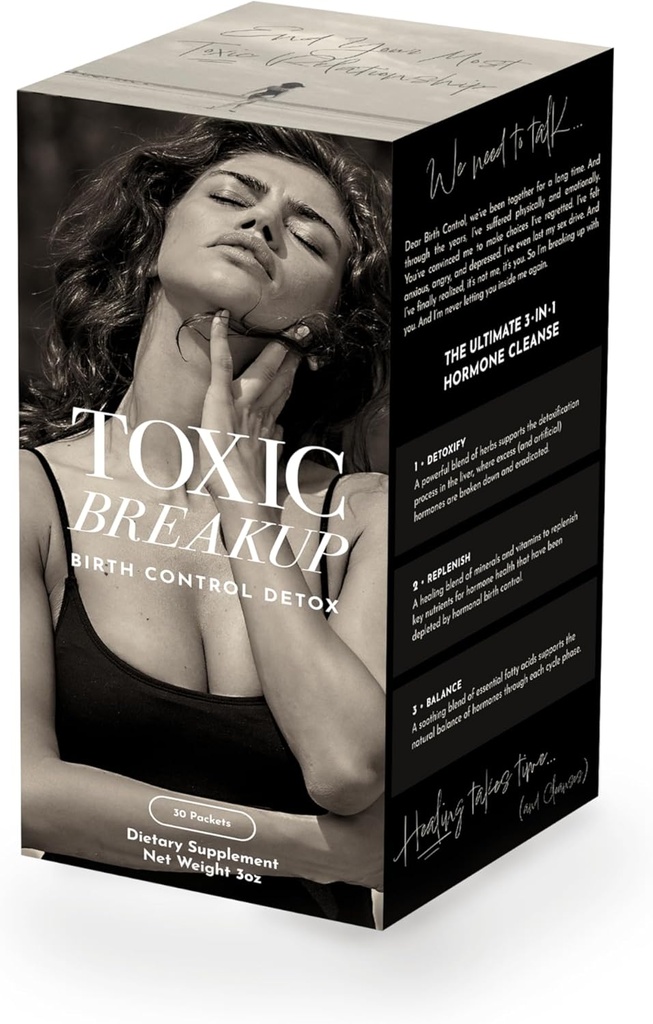 Toxic Breakup Bird Control Detox Cleanse til at gendanne halmbånd Balance 124; Lever Detox supplement, med rød kløver, Chaste Tree Berry Detox 124; Organisk, Gluten Free, Non GMO Buddy 124; 30 Pakker, 234 Uger Cleanse