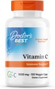 Doctor 's Best Vitamin C med Q- C - Vitamin C 1000mg Non- GMO, Vegan, Gluten Free, Soy Free, Sourced from Scotland Veggie Caps, 120 Count
