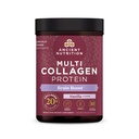 Ancient Nutrition Collagen Powder Protein, Multi Collagen Protein, Hydrolyzed Collagen Peptider understøtter hud og negle, Fælles tillæg (Brain Boost, 45 Servere)