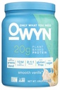 OWYN kun hvad du behøver Plant- baseret protein pulver, Glat Vanilla, 1,05 lbs