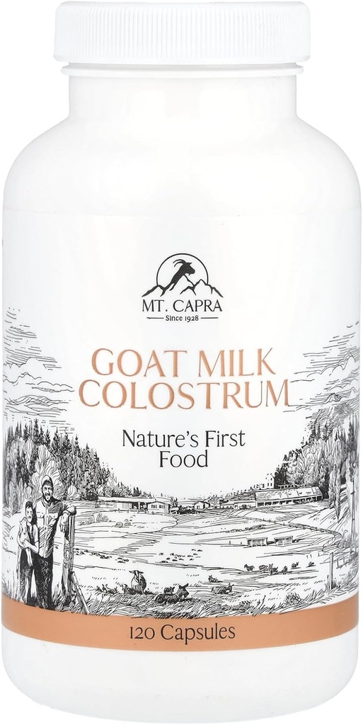 Capra Colostrum - 120 kapsler af Mt. Capra