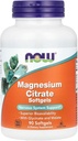 Now Foods Magnesium Citrate - 90 Softgels (pakke med 3)