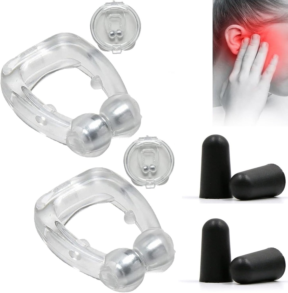 Acupeace Tinnitus Relief Device, Auricalm Tinnitus Relief Device, Tinnitus Relief for Ringøre, Tinnitus Ear Cuff Set Stop Ear Ringing (1Pair)