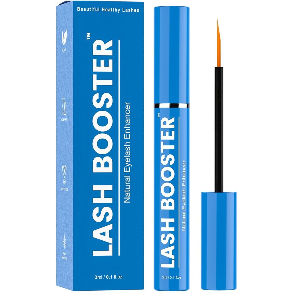 Lash Booster Buddy 124; Advanced Eyelash Growth Serum and Eyebrow Enhancer Buddy 124; Vokse Længere Smukke Eyelases and Fed Eyebrows Buddy 124; naturligt fremmer Fuller, Thicker, Længere, Lass & Brows