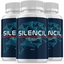 (3 Pack) Silencil Advanced Supplement piller til Tinnitus, Support Øre Health Kapsler (180 Kapsler)
