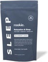 Rookie Wellness Sleep - Natural Sleep Aid med 180 mg Magnesium Bisglycinat, 1 mg Melatonin, Valerian Root, & Passion Flower to Promote Tranquility & Sleep (15 Pack, BlackBerry Lemon)