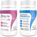 NutraBlast Boric Acid Vaginal Supposistals Bundle med Vaginal Probiotics