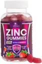 Zink Gummies 50mg - Bone Skin & immunsupport Health Gummy & Premium Antioxidant Chewable for adult - High Absorption Vegan, Gluten Free Zink Supplements Vitamin - Tasty Berry Flavor - 120 Gummies