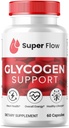 (1 pakke) Super Flow Glycogen, SuperFlow Glycogen Support Kapsler, Glyco Optimizer Formel, Natural Blood Vessel Cleaner, Premium Super Flow Glycogen Support (60 Kapsler)