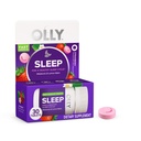 OLLY Sleep Fast Dissolves, 3 mg melatonin, Lemon Balm, Strawberry Flavor, 30 dages forsyning - 30 Greve