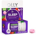 OLLY Sleep Fast Dissolves, 3mg Melatonin, Lemon Balm, Strawberry Flavor, 30 Day Supply - 30 Count