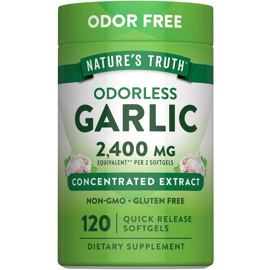 Nature 's Truth Odorless Hvidløg 2400 mg
