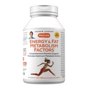 ANDREW LSSMAN Energy and Fat Metabolisme Factors 360 Capsules - fremmer Optimum Fat Burning og Energy Metabolisme, med Carnitin, Green Tea, Guarana, Ginseng, B- Complex. Let at synke kapsler