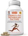 ANDREW LSSMAN Energy and Fat Metabolisme Factors 360 Capsules - fremmer Optimum Fat Burning og Energy Metabolisme, med Carnitin, Green Tea, Guarana, Ginseng, B- Complex. Let at synke kapsler