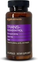 Elementer Trans- Resveratrol, 250 mg, 60 kapsler, 2 måneders forsyning, Vegan