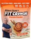 Fit Crunch Tri-Blend Whey Protein, Keto Friendly, Low Calories, High Protein, Gluten Free, Soy Free (18 Servere, kanel Twist)
