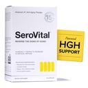 Serovital Fornyelse Complex - Anti Aging Kosttilskud - Aminosyrer - Peptider - Forbedret energi og immunitet, Bedre Dybere søvn, 30-dages forsyning