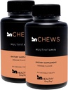 BNSund Chewable 2 Pack Bariatric Multivitamin med jern, B12-vitamin, lækker Orange Flavor - 120 Ct - 60- 120 Day Supply.