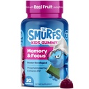 Smølfer Fokus Gummies for Kids I 124; Kids Fokus og Opmærksomhed Supplement med Phosphatidylserine I 124; Lavet med Real Fruit I 124; Doctor Developed I 124; Non-GMO og Ingen Kunstig Artificielle Artikker eller Farver I 124; 30 Gummies