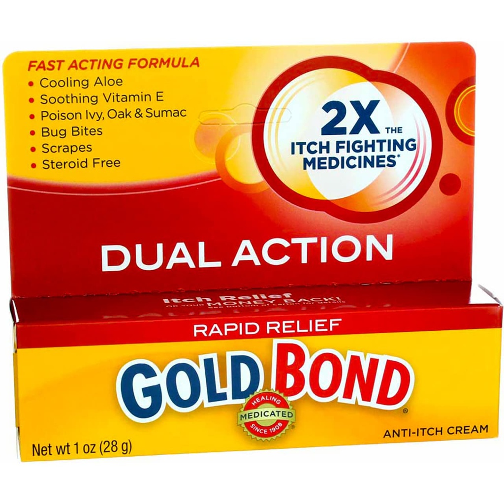 Guld Bond maksimal styrke Medicin Anti- Itch Cream - 1 oz